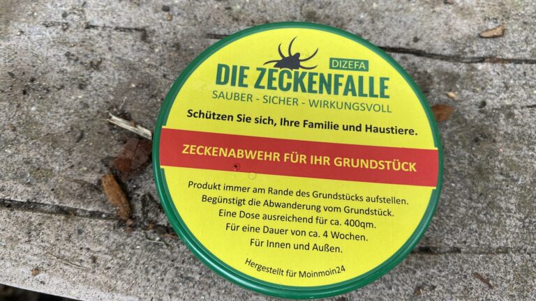Zeckenfalle für den eigenen Garten
